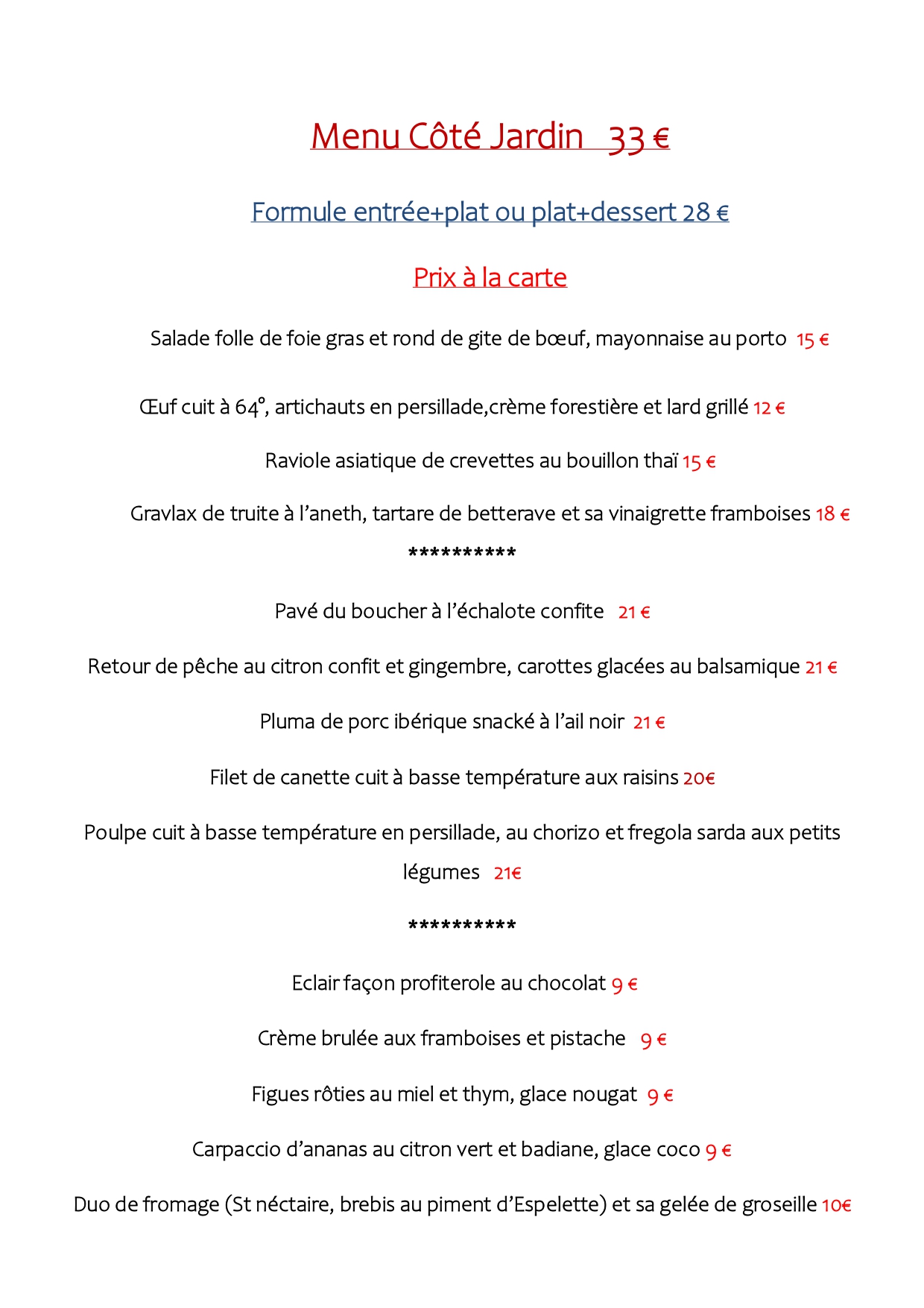 Nouvelle Carte